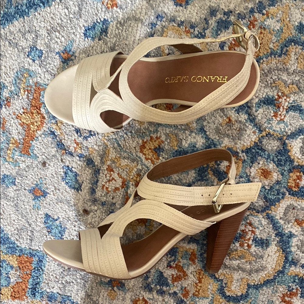 NWOT cream Franco Sarto sandals